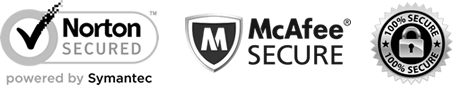 Norton Secured, McAfee Secure, 100% Secure