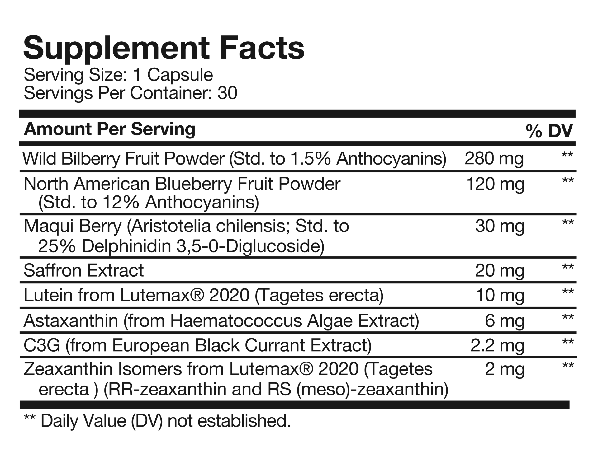 Supplement Facts